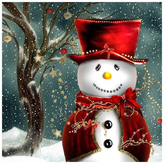 Diamond Painting - Full Square - snowman (30*30CM)