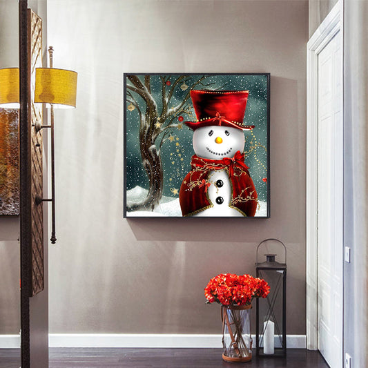 Diamond Painting - Full Square - snowman (30*30CM)
