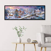 Load image into Gallery viewer, Diamond Painting - Full Round - Christmas lively town (90*30CM)
