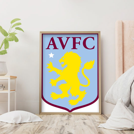 Diamond Painting - Full Round - Aston Villa logo (30*40CM)