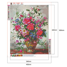Load image into Gallery viewer, Diamond Painting - Full Round - Flowers on vase (40*50CM)
