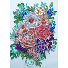 Load image into Gallery viewer, Diamond Painting - Partial Special Shaped - Paper Quilling painting flowers (30*40CM)
