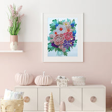 Load image into Gallery viewer, Diamond Painting - Partial Special Shaped - Paper Quilling painting flowers (30*40CM)
