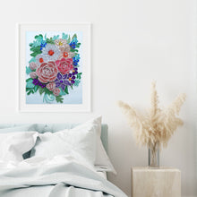 Load image into Gallery viewer, Diamond Painting - Partial Special Shaped - Paper Quilling painting flowers (30*40CM)
