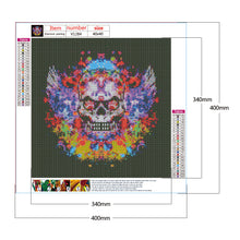 Load image into Gallery viewer, Diamond Painting - Full Round - Color skull (40*40CM)
