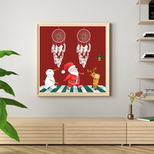 Load image into Gallery viewer, Diamond Painting - Full Round - Santa and Pu Monternet (30*30CM)
