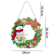 Load image into Gallery viewer, 5D DIY Special Shaped Diamond Painting Xmas Wreath w/ Lamp String
