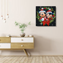 Load image into Gallery viewer, Diamond Painting - Full Round - Christmas Mickey Mouse Wreath (30*30CM)
