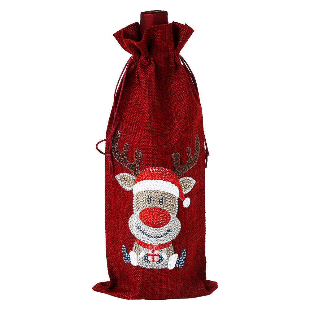 Diamond Painting Wine Bag 5D DIY Mosaic Special Drill Bottle Bag