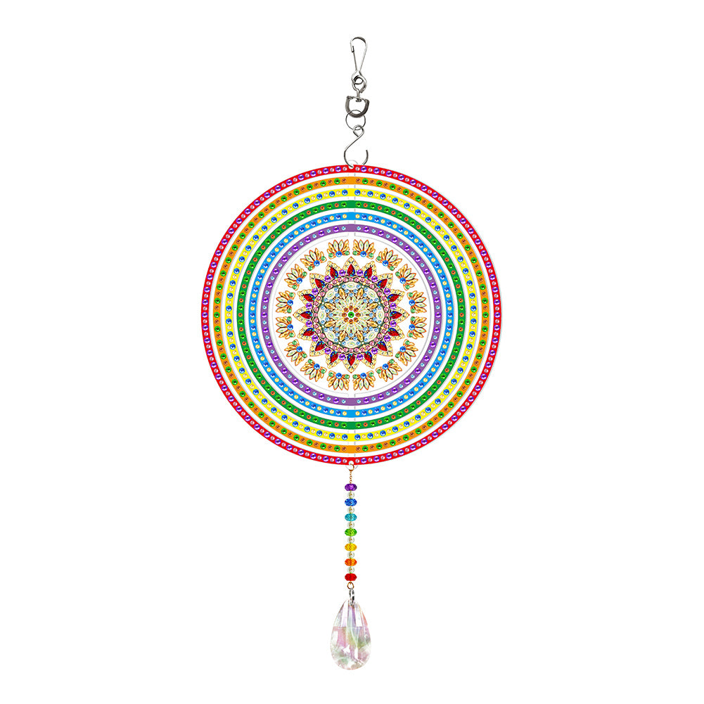 DIY Diamond Painting Double-sided Hanging Rotatable Wind Chime