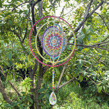 Load image into Gallery viewer, DIY Diamond Painting Double-sided Hanging Rotatable Wind Chime
