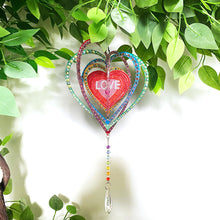 Load image into Gallery viewer, DIY Diamond Painting Double-sided Hanging Rotatable Crystal Wind Chime
