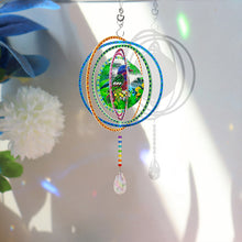 Load image into Gallery viewer, DIY Diamond Painting Double-sided Hanging Rotatable Crystal Wind Chime
