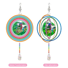 Load image into Gallery viewer, DIY Diamond Painting Double-sided Hanging Rotatable Wind Chime
