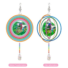 Load image into Gallery viewer, DIY Diamond Painting Double-sided Hanging Rotatable Crystal Wind Chime
