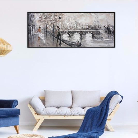 Diamond Painting - Full Round - Oil painting landscape (70*30CM)
