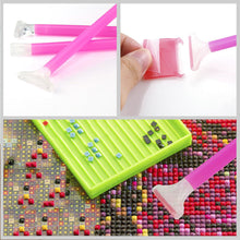 Load image into Gallery viewer, Diamond Painting Plastic Bead Trays with Slot Nail Art Dotting Tool
