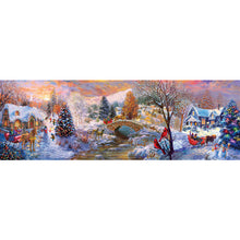 Load image into Gallery viewer, Diamond Painting - Full Round - Christmas lively town (90*30CM)
