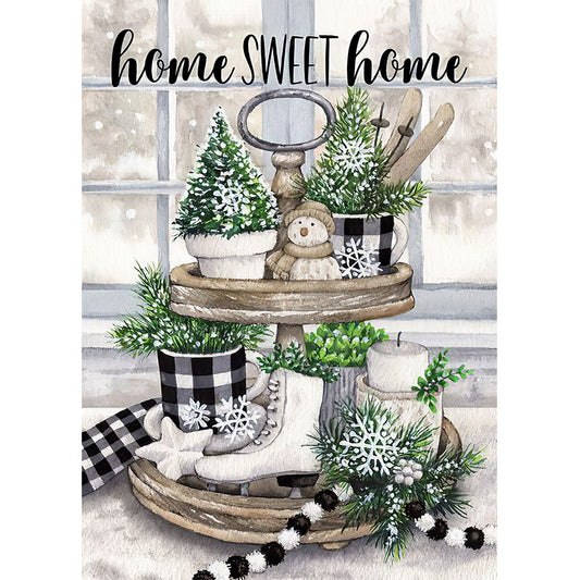 Diamond Painting - Full Round - Christmas boots socks (30*40CM)