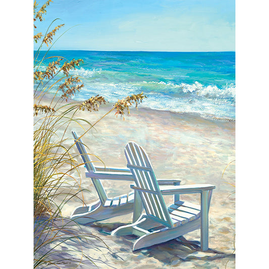Diamond Painting - Full Round - Beach lounge chair (30*40CM)