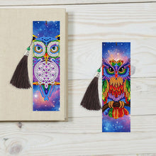 Load image into Gallery viewer, Diamond Painting Bookmarks - 3 Sets DIY Special Shape for Arts Craft - Owl
