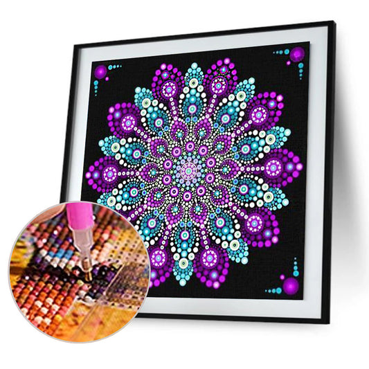 Diamond Painting - Full Round - Mandala (30*30CM)