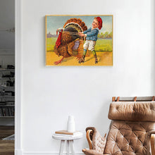 Load image into Gallery viewer, Diamond Painting - Full Round - Turkey and kids (40*30CM)
