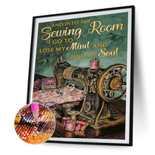 Load image into Gallery viewer, Diamond Painting - Full Round - Sewing machine (40*50CM)
