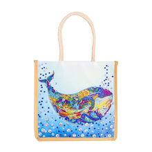 Load image into Gallery viewer, 5D Diamond Painting Linen Bag DIY Dolphin Shopping Handbag Totes
