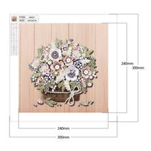 Load image into Gallery viewer, Diamond Painting - Partial Special Shaped - flower (30*30CM)
