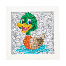 Load image into Gallery viewer, Diamond Painting - Full Crystal - Cartoon duck (18*18CM)
