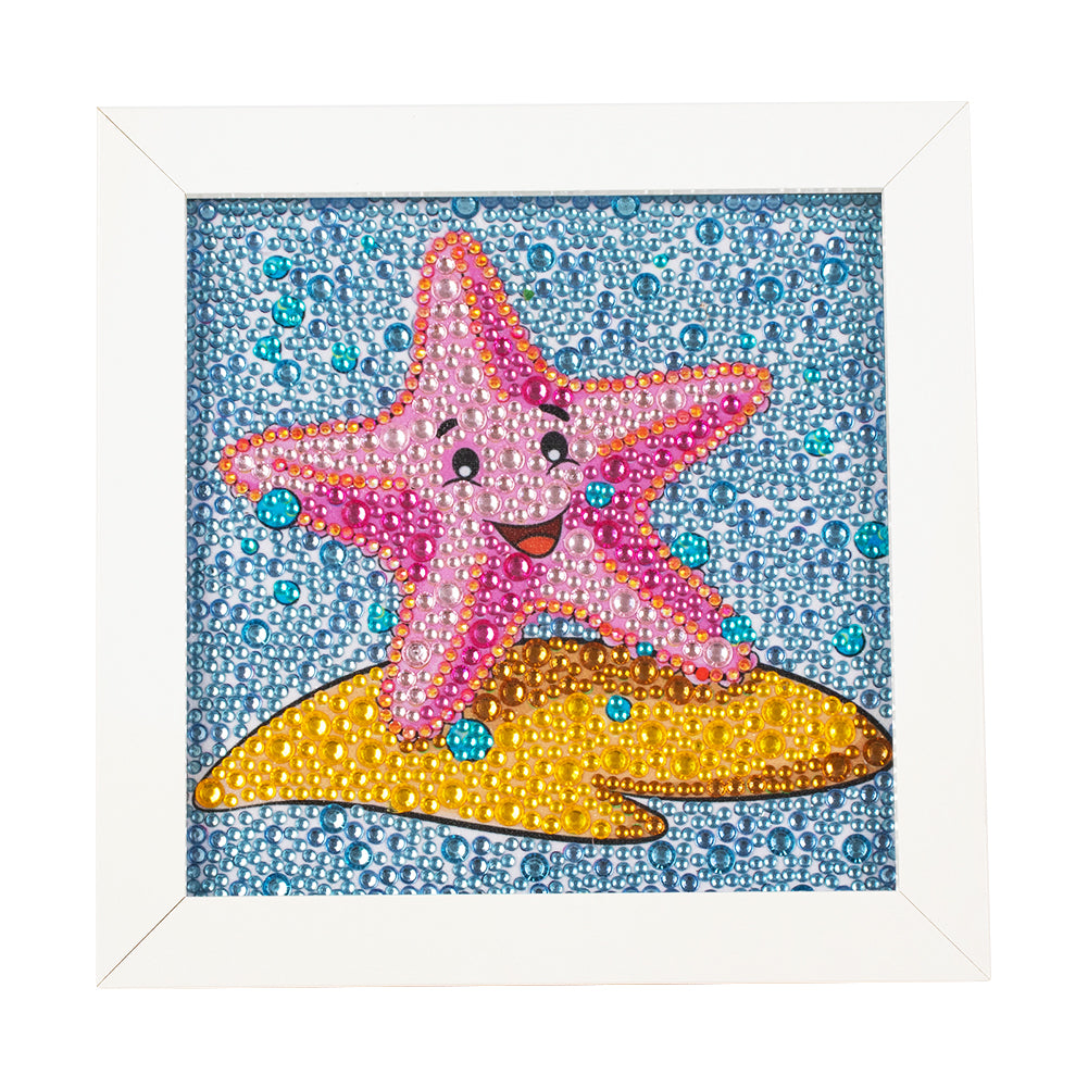 Diamond Painting - Full Crystal - Cartoon starfish (18*18CM)