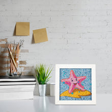 Load image into Gallery viewer, Diamond Painting - Full Crystal - Cartoon starfish (18*18CM)

