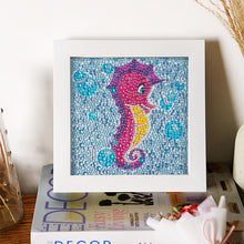 Load image into Gallery viewer, Diamond Painting - Full Crystal - Cartoon seahorse (18*18CM)
