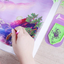 Load image into Gallery viewer, Anti-Slip Diamond Painting Tray Resin 5D Picture Drawing Pad Holder Tools
