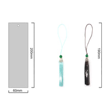 Load image into Gallery viewer, 2x Flower Diamond Painting Bookmark DIY Special Shaped Drill Tassel

