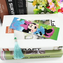 Load image into Gallery viewer, 2x Mouse Diamond Painting Bookmark DIY Special Shaped Drill Tassel
