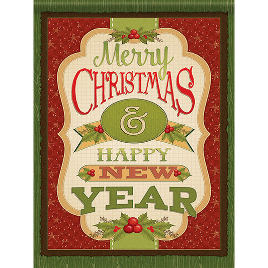 Diamond Painting - Full Round - Merry Christmas (30*40CM)