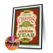 Load image into Gallery viewer, Diamond Painting - Full Round - Merry Christmas (30*40CM)
