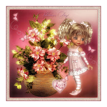 Load image into Gallery viewer, Diamond Painting - Full Round - Cartoon little girl (35*35CM)

