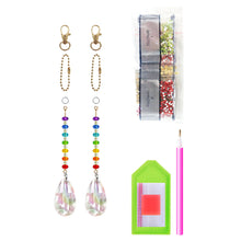 Load image into Gallery viewer, DIY Special Shaped Crystal Peafowl Diamond Painting Kit Pendant

