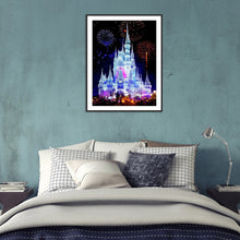 Load image into Gallery viewer, Diamond Painting - Full Round - Castle and fireworks (40*50CM)
