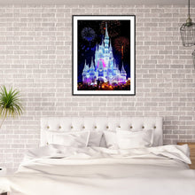 Load image into Gallery viewer, Diamond Painting - Full Round - Castle and fireworks (40*50CM)
