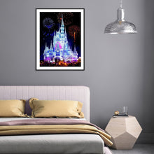 Load image into Gallery viewer, Diamond Painting - Full Round - Castle and fireworks (40*50CM)
