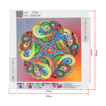 Load image into Gallery viewer, Diamond Painting - Partial Crystal - Mandala (30*30CM)
