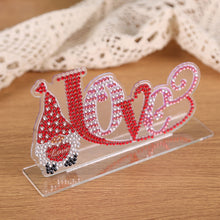 Load image into Gallery viewer, DIY Crystal Diamond Painting Valentines Day Desk Ornaments Kit
