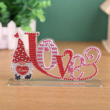 Load image into Gallery viewer, DIY Crystal Diamond Painting Valentines Day Desk Ornaments Kit
