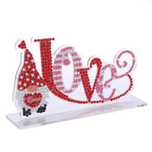 Load image into Gallery viewer, DIY Crystal Diamond Painting Valentines Day Desk Ornaments Kit
