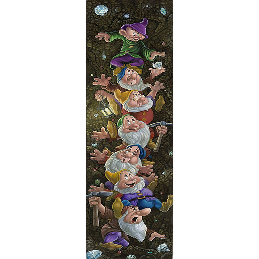 Diamond Painting - Full Round - Seven Dwarfs Disney Fairy Tale (30*90CM)