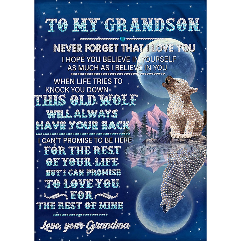Diamond Painting - Full Round - English letters (30*40CM)
